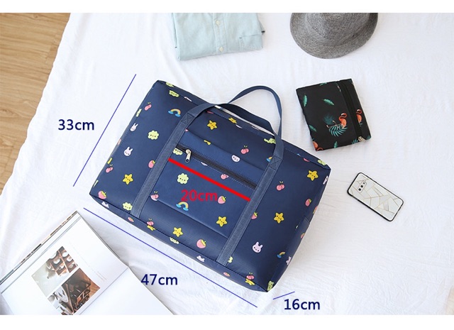 Tas Travel Lipat Motif