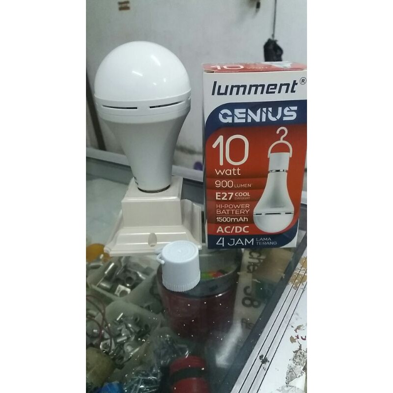 [TERMURAH] Lampu Led Lumment Genius 10 watt / Lampu Baterai / Lampu Emergency Lumment 10 watt