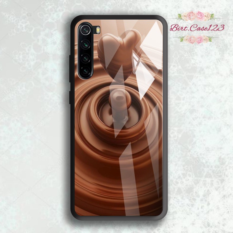 back case glass COKLAT oppo samsung vivo xiaomi realme iphone alltype BC1645