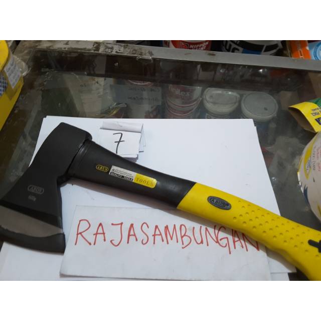 Kampak Gagang Fiber Kapak Pembelah Kayu Pemotong Gagang Karet