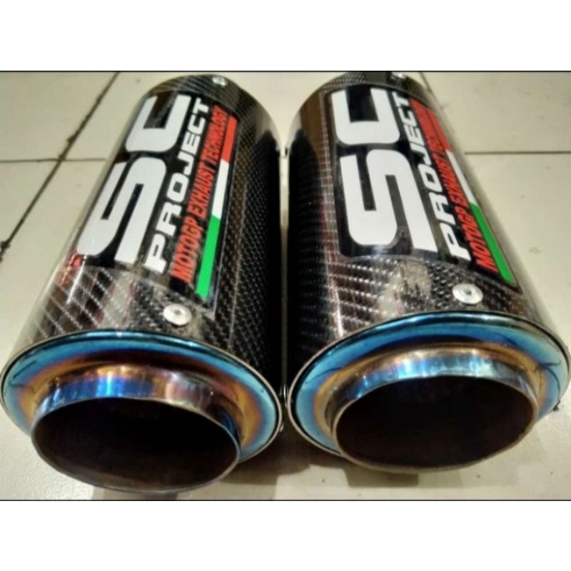 KNALPOT RACING VIXION, VIXION NEW, SC PROJECT CARBON SUARA BASS