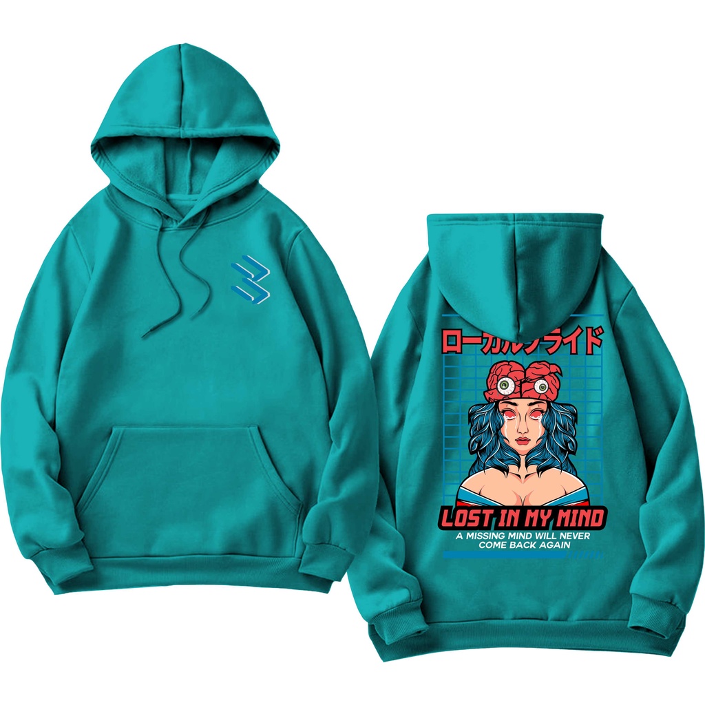 Sweater Hoodie BRIGO MIND Sablon DTF Fleece Cotton II BRIGO Jumper Hoodie MIND II M-XXL (Pria &amp; Wanita) Free stiker&amp;Gantungan Kunci