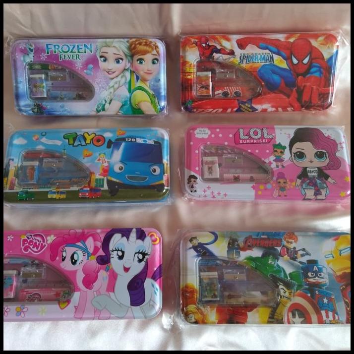 

Newarrival Kotak Pensil Kaleng Motif