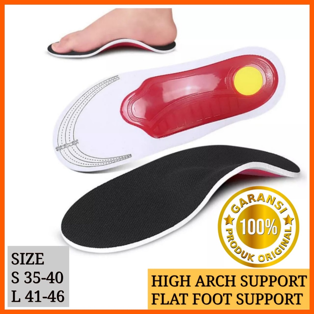 KUALITAS TERBAIK INSOLE HIGH ARCH SUPPORT INSOLE FLAT FOOT ALAS SEPATU KAKI DATAR ALAS SEPATU PRIA DAN WANITA SOL SEPATU IMPORT TERBAIK UNTUK KAKI DATAR