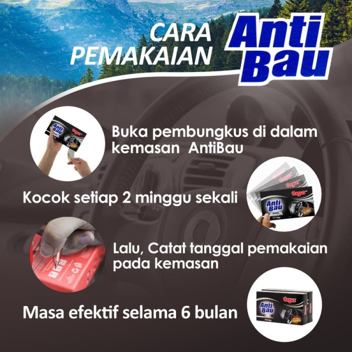 Bagus Anti Bau Mobil 100 gr Penghilang Penetral Bau Tidak Sedap Cabin