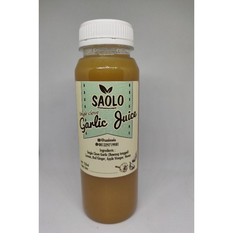 Garlic Juice/Jus Bawang Putih Tunggal/Jus Diet