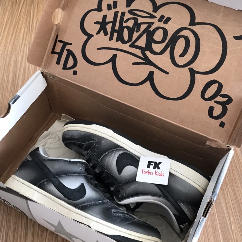 NIKE SB DUNK LOW PREMIUM QK HAZE || black white