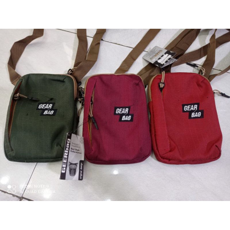 Tas Slempang Hp GEARBAG(HARGA GROSIR) TAS KARTU-TAS HITS-TAS PRIA-TAS WANITA