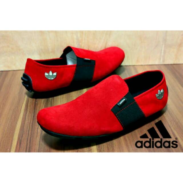 Sepatu Santai.Adidas.Slop.Slip On.Casual.Pria.Kulit.Suede