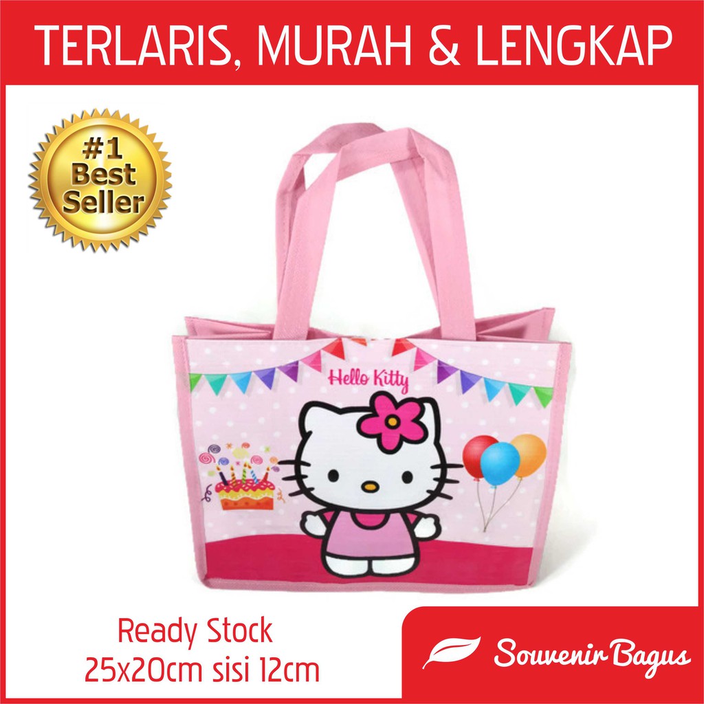 Tas Ulang Tahun Hello Kitty cinnamorrol kuromi pompompurin Tas Ultah Hello Kitty Goodie Bag Hello Kitty Terlaris Murah