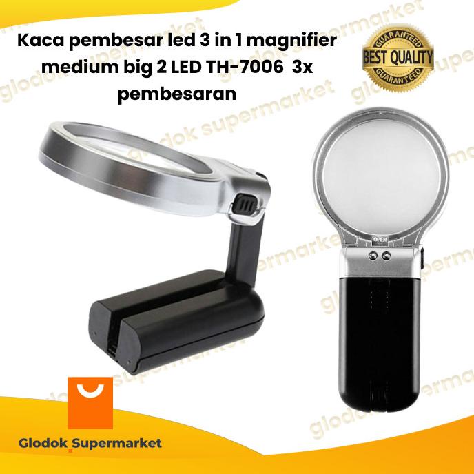 

TERBARU kaca pembesar led 3 in 1 magnifier medium 2 LED TH-7006 3x pembesaran/PULPEN GEL/PULPEN LUCU/PULPEN 1 PACK/PENSIL WARNA/PENSIL 2B/PENGHAPUS JOYKO/PENGHAPUS LUCU/RAUTAN PENSIL PUTAR/RAUTAN ELEKTRIK/SPIDOL WARNA/SPIDOL PERMANEN/SPIDOL