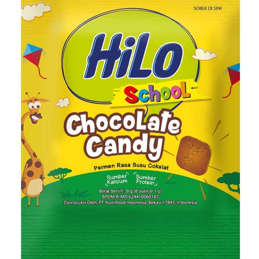 

Hilo School Chocolate Candy 1 Renceng