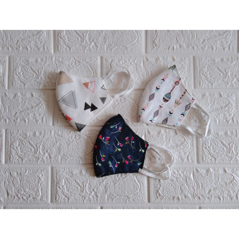 Masker Kain Duckbill 3ply Motif