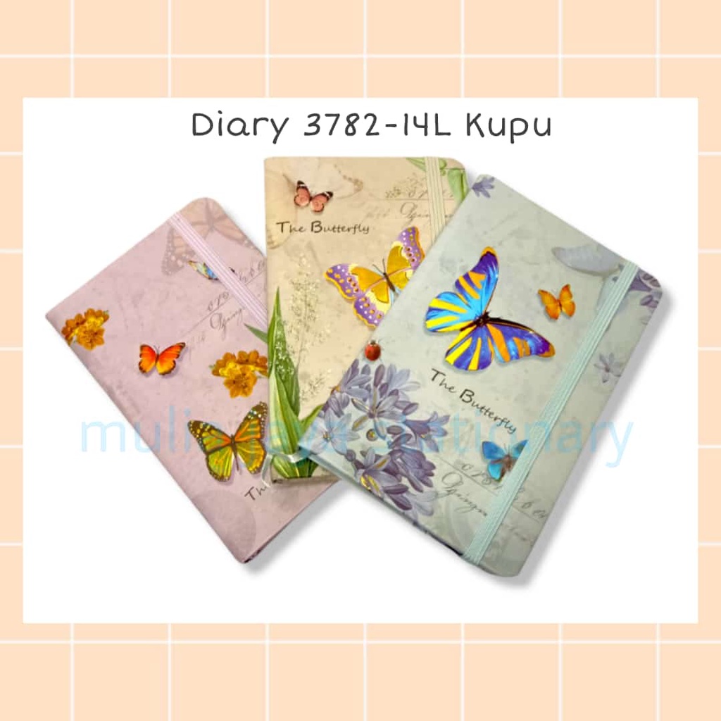 

buku diary / buku catatan / buku tulis / buku agenda A6 3782-14L KUPU