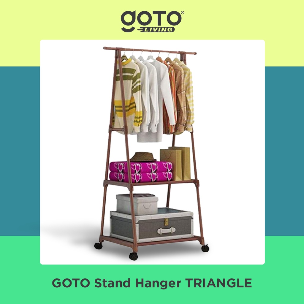Goto Triangle Rak Segitiga  Gita Gantungan Baju Buku Serbaguna  Stand Hanger