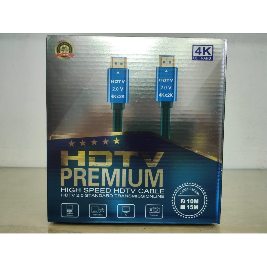 KABEL HDMI 10M V.2.0 ULTRA HD 4K HIGH QUALITY / HDMI 10 METER