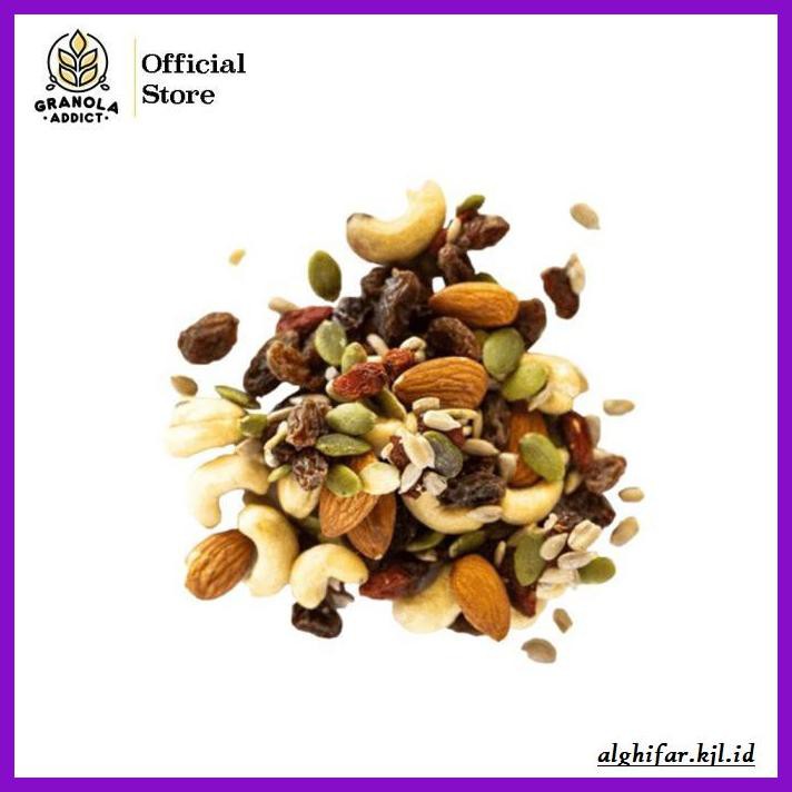 

Makanan-Kering- Trail Mix (Sunflower, Pumpkin Seeds, Almond, Raisin, Cranberry) 250G -Aneka.