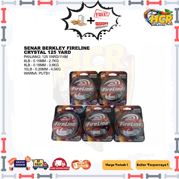 Senar Berkley FireLine Crystal 125 Yard