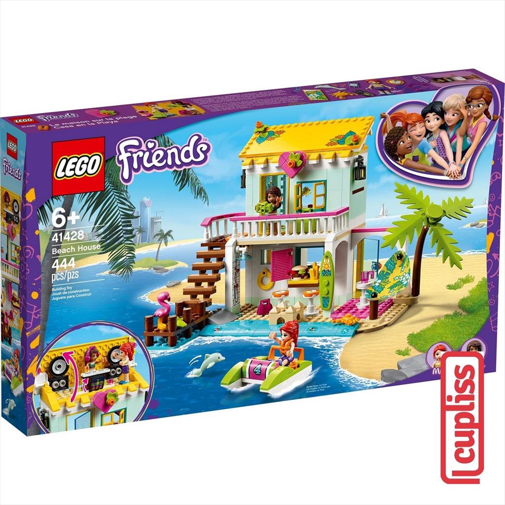 Lego Friends 41428 Beach House Shopee Indonesia