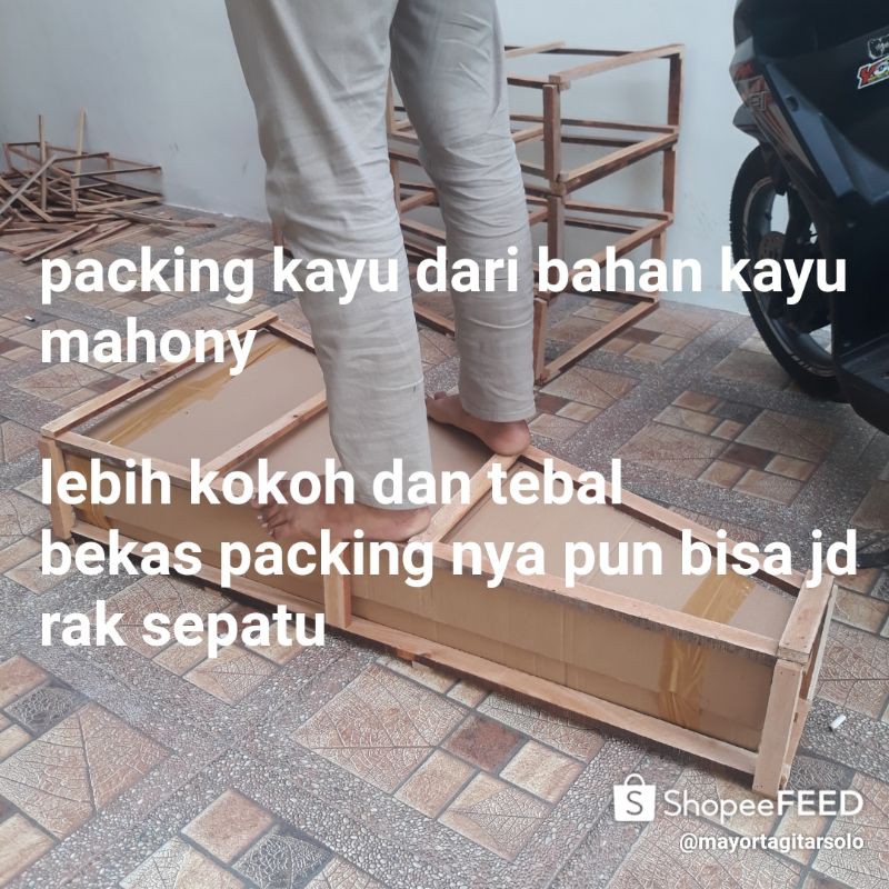 gitar akustik pemula gratis packing kayu-5