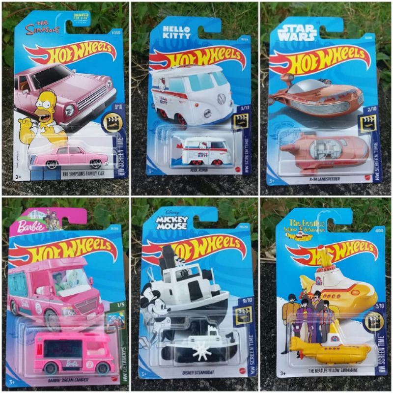hot wheels movie Cars barbei Disney star wars knight rider kitt