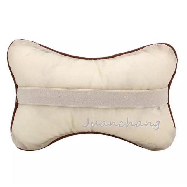 Bantal Sandaran Kepala / Leher Bahan Kulit Imitasi PVC Mesh Breathable Multifungsi Untuk Mobil