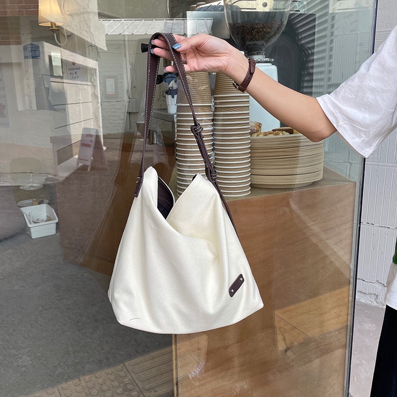 NAOMI - FREE POUCH Sophia Shoulder Bag Import - Tas canvas - Tas tote bag - Fashion Wanita - Bag Women - Tas Kulit Wanita -  Tas Selempang Kulit Wanita - Tas Wanita - handbag - Shoulder bag - Tas Naomi - Naomi Bag