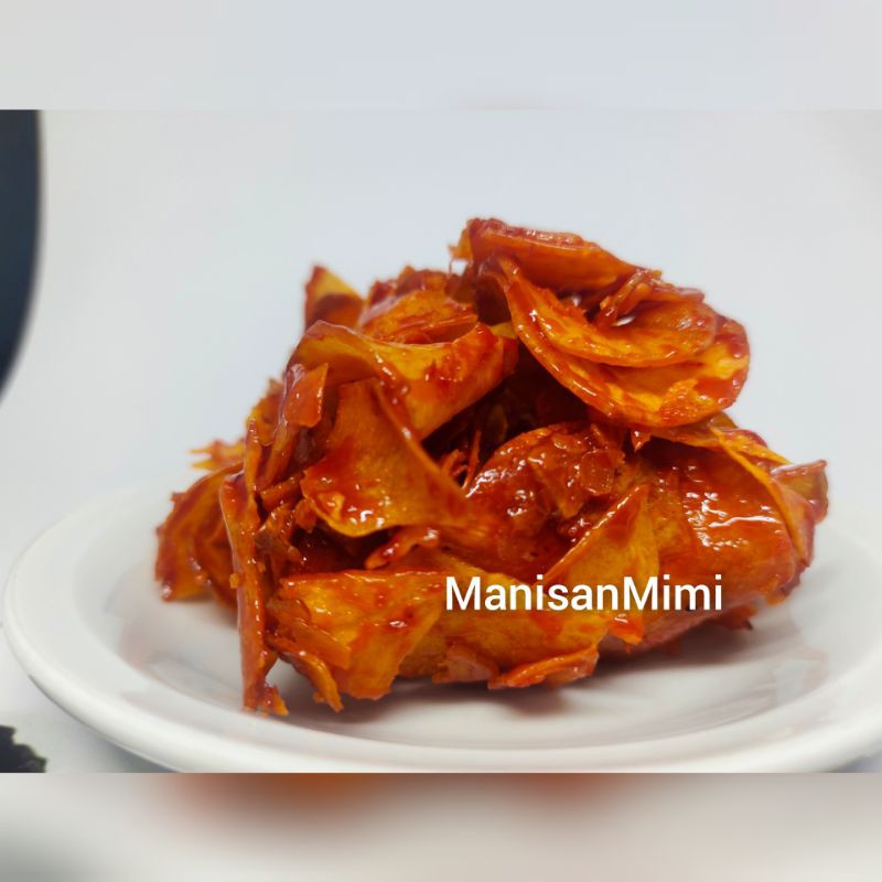 

singkong padang atau singkong balado pedas enak berat 250gr