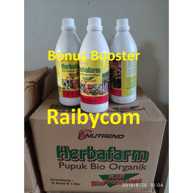 Herbafarm Pupuk Cair Sidomuncul Bio Organik Fertilizer Kualitas Ekspor