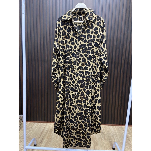 real pic gamis leopard jumbo / gamis leopard super jumbo / gamis leopard busui