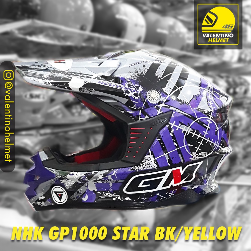 Helm GM Cross Neutron Black Purple