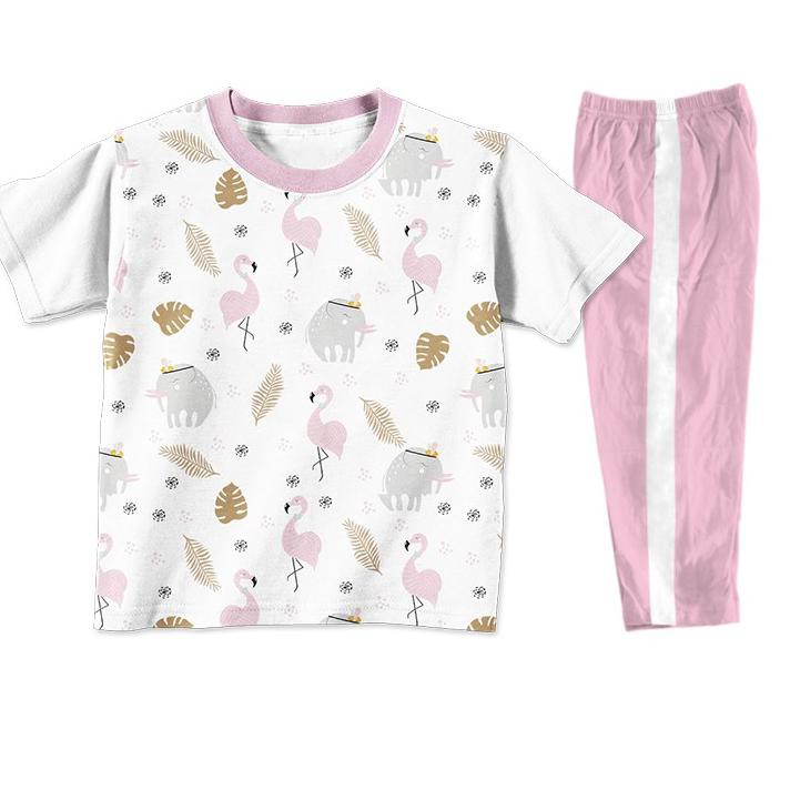 Beli Viral Sale 1 1 Piyama Baju Tidur Anak Perempuan Flamingo Untuk 2 8 Tahun Bahan Katun Combed 30s Seetracker Indonesia