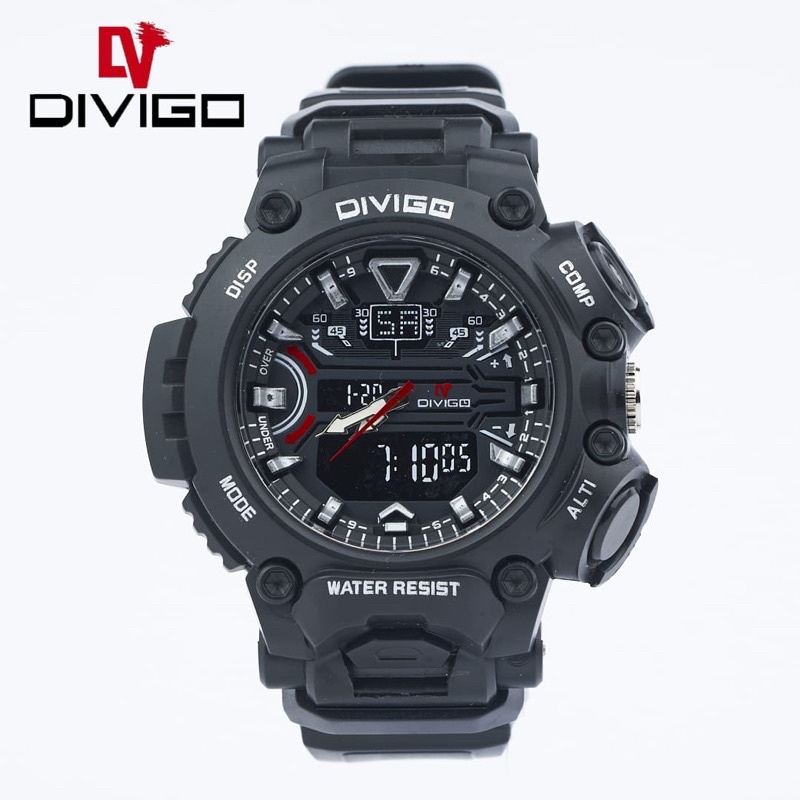 JAM TANGAN PRIA DIVIGO TERBARU WATER RESISTANCE D-23