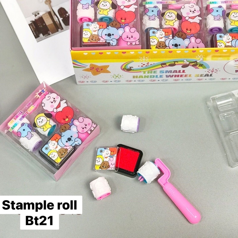 stample roll set bt21 cap stampel stamp kpop bt21