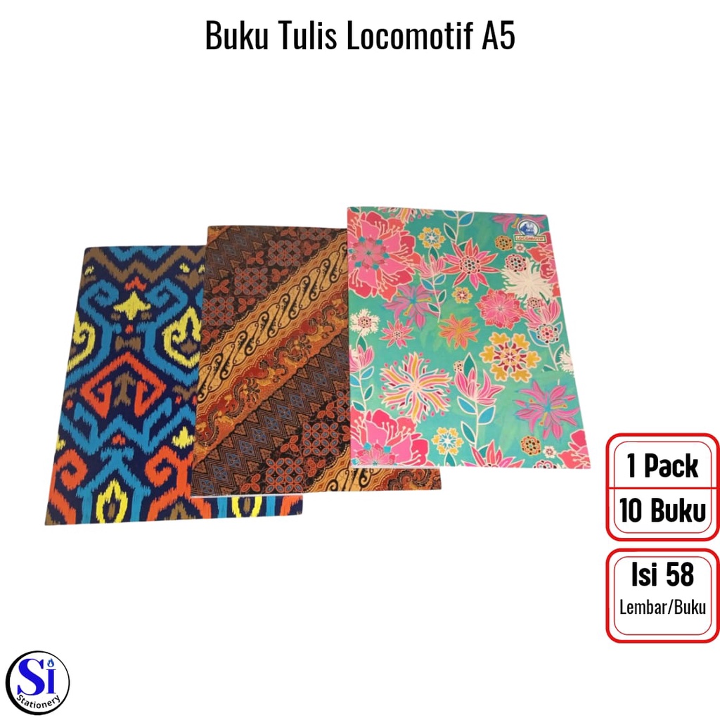 

Buku Tulis Locomotif A5 58 Lembar 1 pcs