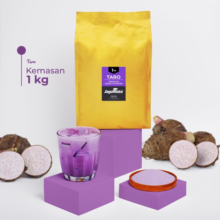 

DISKON - (BISA COD) Premium GOLD Taro Powder (Bubuk Minuman/Powder Drink)