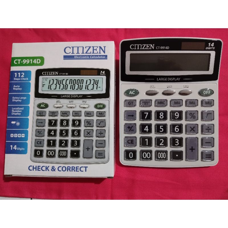 

Kalkulator CMZEN CT 9914D =14digit=
