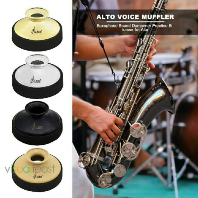 Peredam Suara Saxophone Alto Silencer Saxofon Alto Muffler PSSA1