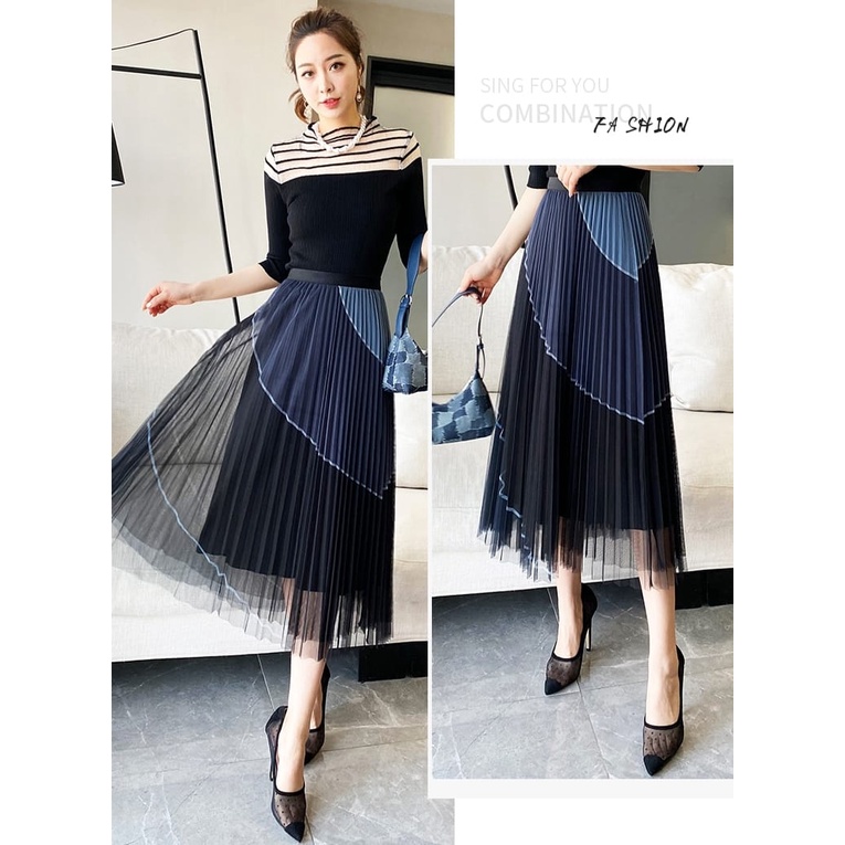 [UNI 028] ROK PANJANG | ROK KOREA | FASHION SKIRT KOREA | ROK PREMIUM