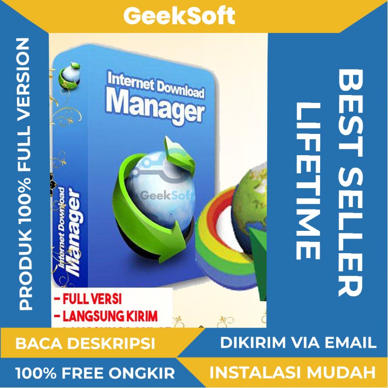 [FULL VERSION] INTERNET DOWNLOAD MANAGER IDM Pro Lifetime - untuk mengunduh file dari internet dengan sangat cepat