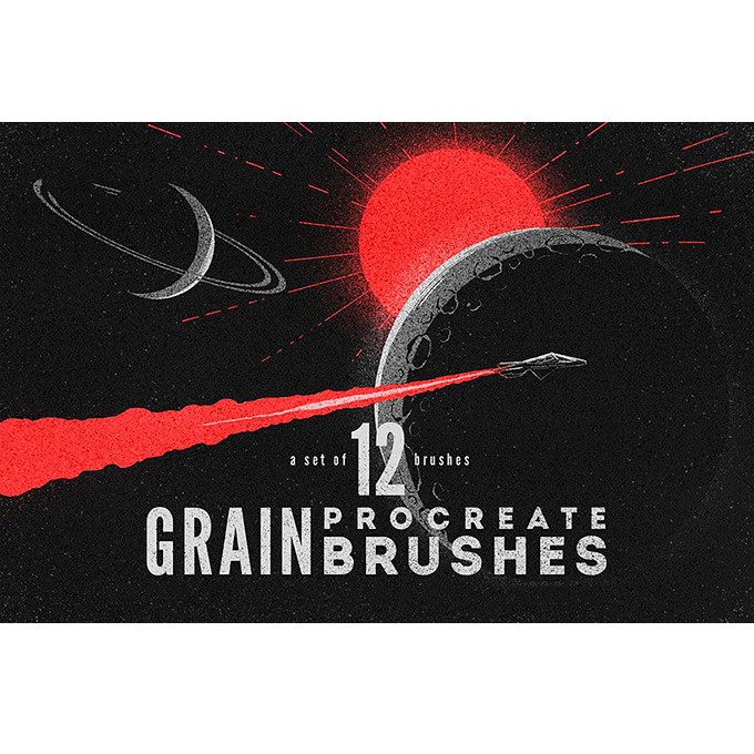 Procreate Brush - Procreate Grain Brushes