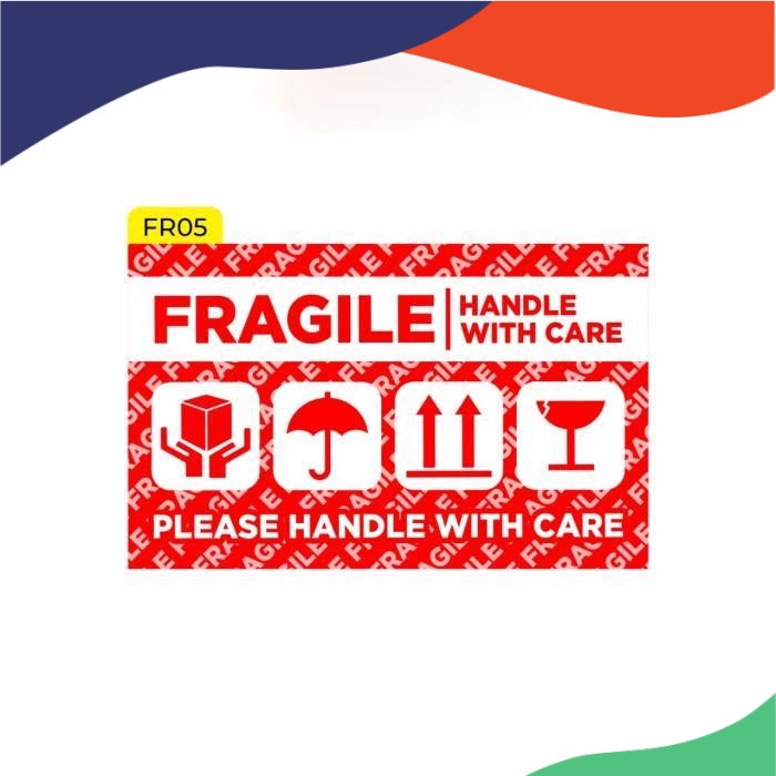 

Sticker Fragile Murah / Cetak Stiker Fragile Label Pengiriman Awas Pecah - F1