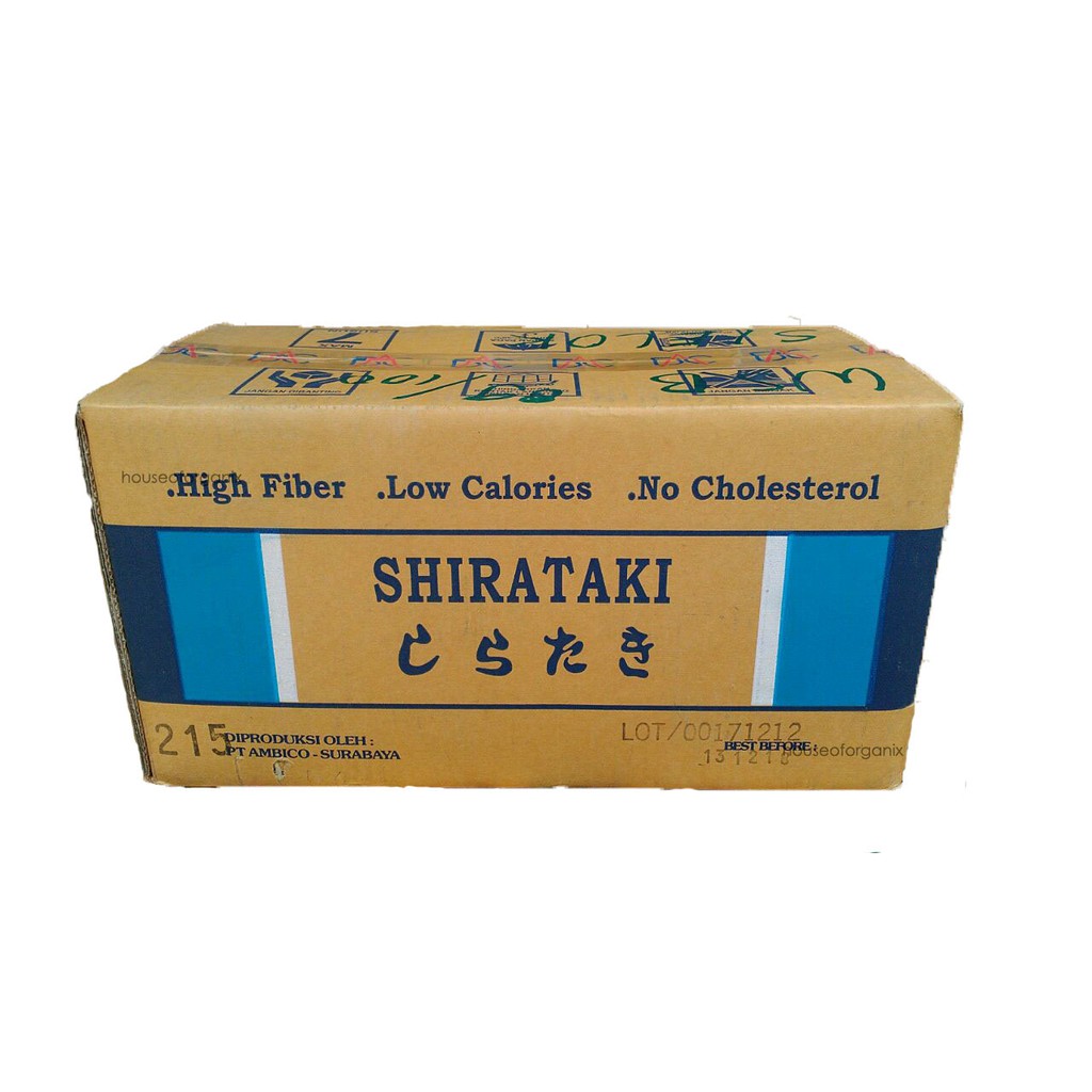 

PROMO WET SHIRATAKI NOODLE BIRU ( 1 CARTON / DUS ) TERMURAH