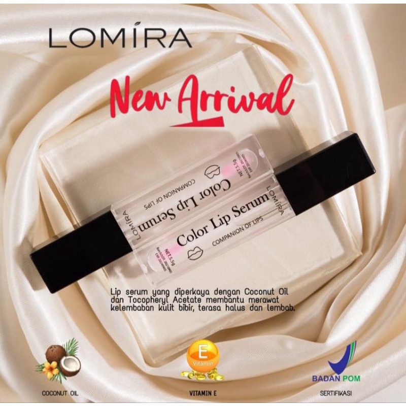 ￼LOMIRA Lip Serum Color Lip Gloss Vitamin E BPOM