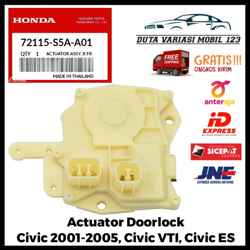 Actuator Aktuator Doorlock Door Lock Civic 2001 2002 2003 2004 2005, Civic VTI ES