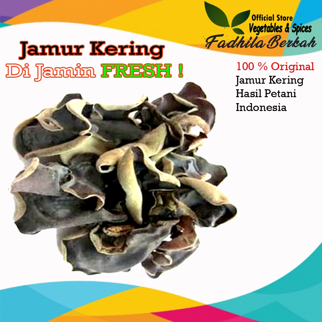 

Jamur Kuping Kering 250gr fresh original segar organik