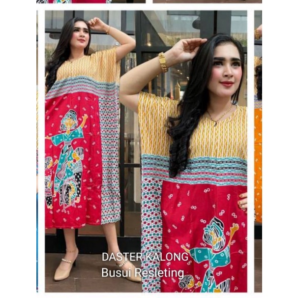 Daster Batik Baju Wanita Kekinian Kalong Lowo Pakaian Remaja Dewasa Modern Terbaru Batik Kelelawar Jumbo Busui Resleting Depan Perempuan Ibu Menyusui Hamil Bumil Bahan Rayon Harga Murah Grosir