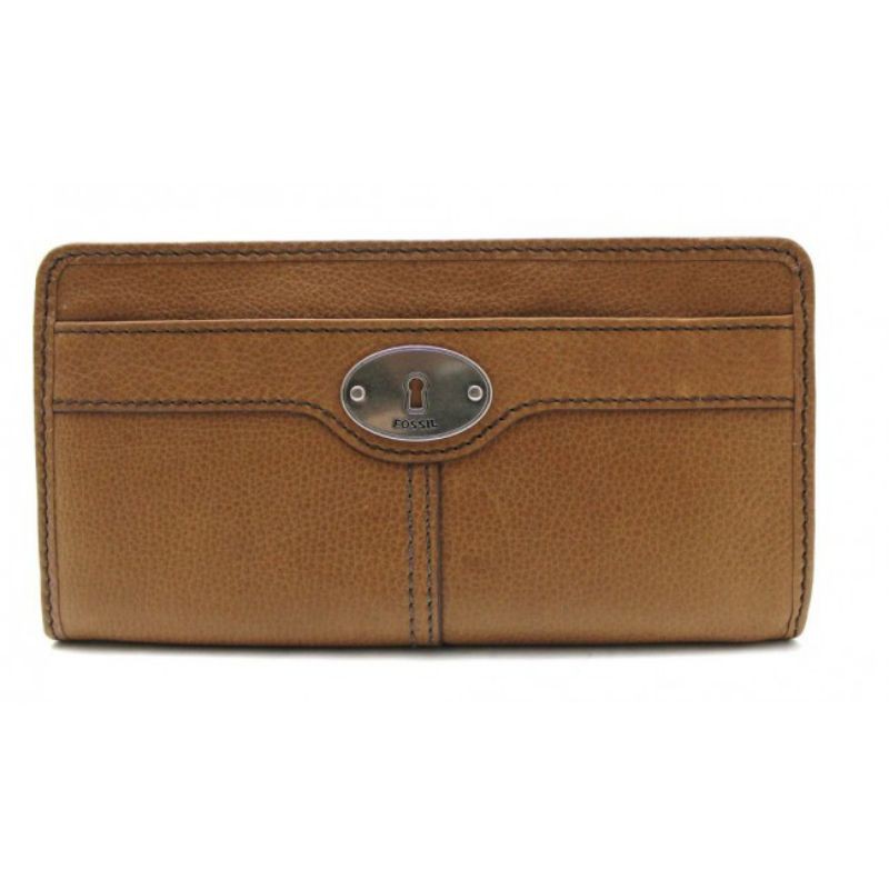 DOMPET FOSSIL MADDOX ZIP CLUTCH WALLET BROWN dan BLACK SL3290215