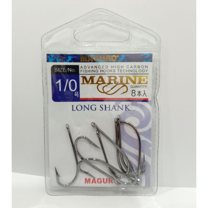 Hook/Kail/Pancing/Maguro-Marine Long Shank