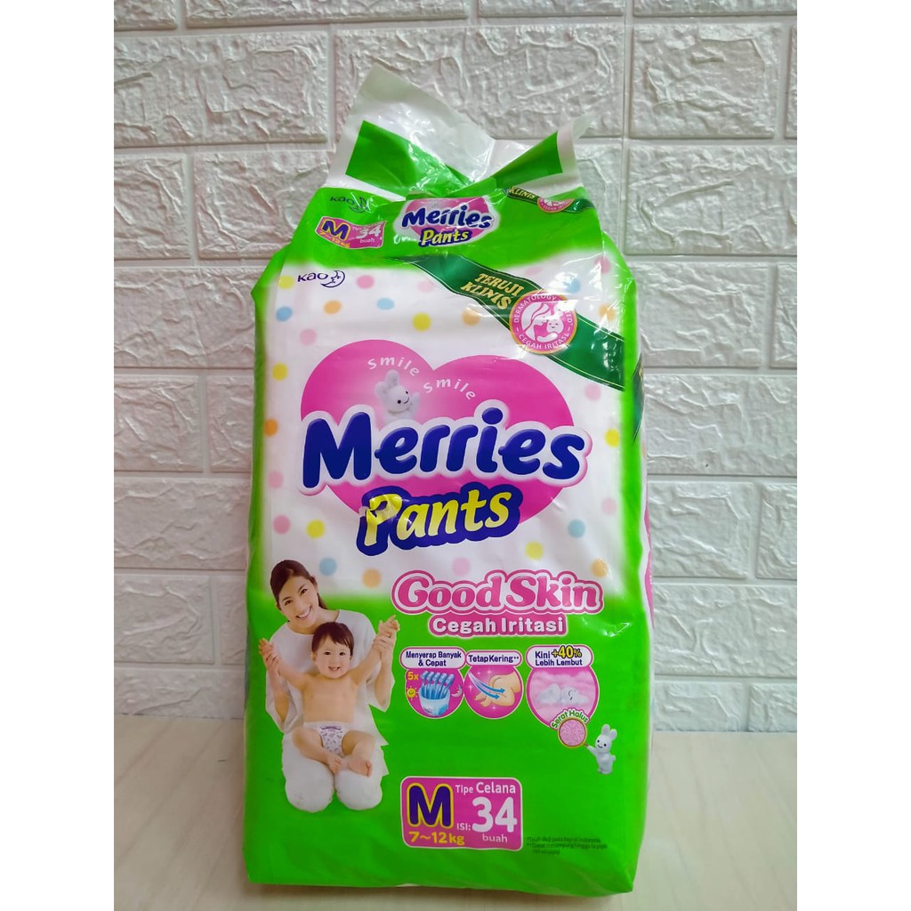 MERRIES DIAPERS M 34/POPOK BAYI/MERRIES/ 00387098